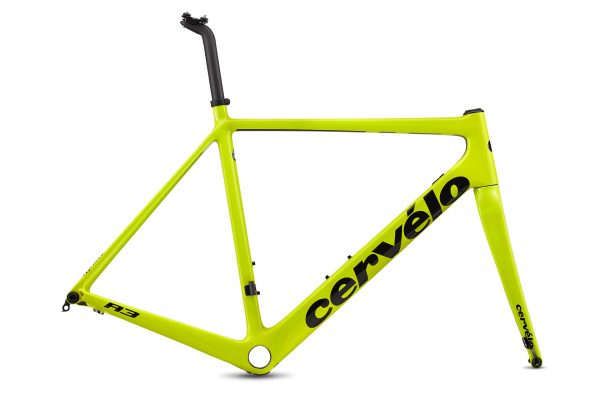 CERVELO-18-R3-DISC-車架組-48CM-螢光黃-黑LOGO