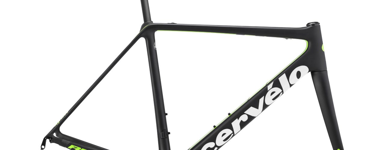 CERVELO-18-R5-RIM車架組-48CM-黑-綠-白LOGO