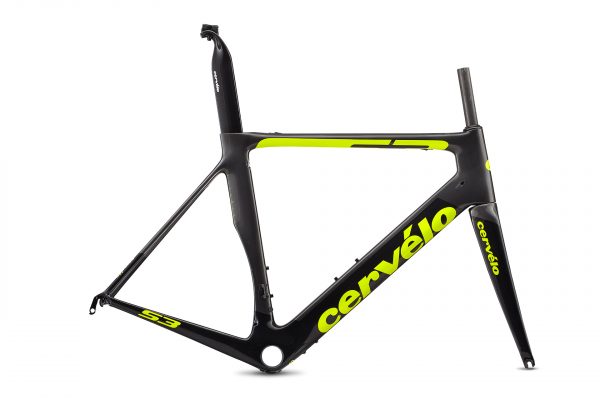 CERVELO-18-S3車架組-51CM-黑螢光黃