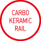 Carbon Keramic Rail 碳纖陶瓷塗層弓:以陶瓷塗層保護碳纖維弓體，極輕量而不失耐用性，ø7x9 mm。