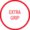 Extra Grip:強化皮面的摩擦力，讓騎士能夠精準維持最佳騎姿。