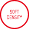  Soft Density:低密度襯墊設計提升騎乘時的舒適度而不犧牲性能。