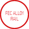 Fec Alloy Rail 合金鋼弓：採用特殊鋼材製作並以合金包覆碳纖維基底，具高張力及良好彈性，ø7mm。